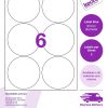 95mm new round label template