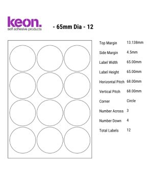 109B - KEON C65mm 12 - 40470